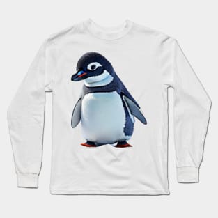 Cute Cartoon Penguin | Kawaii Long Sleeve T-Shirt